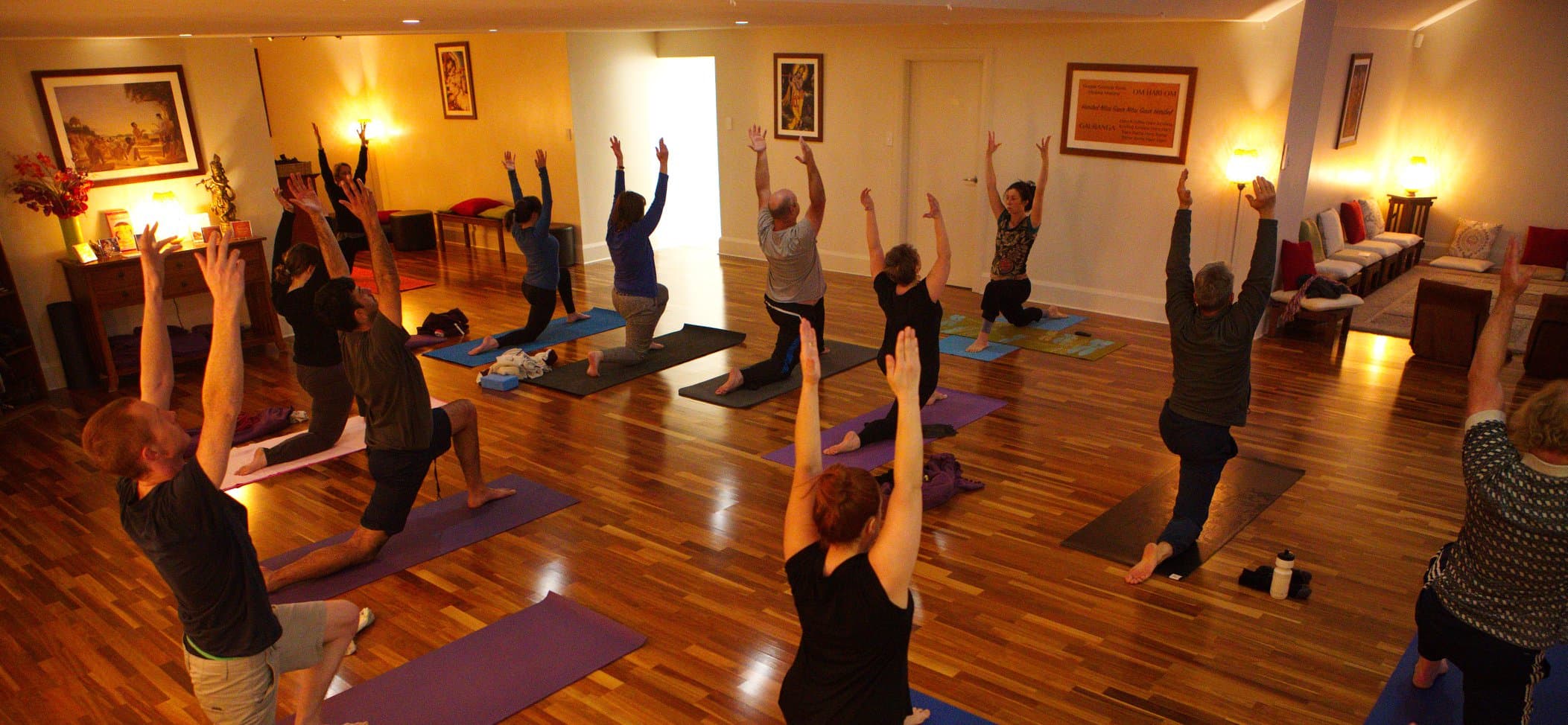 A yoga class at ASMY Adelaide, a CoreBookings studio